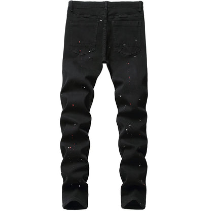 Ripped Slim Fit Jeans (paint)